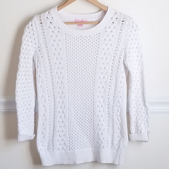 Lilly Pulitzer Sweaters - Lilly Pulitzer | Open Weave Sweater XS